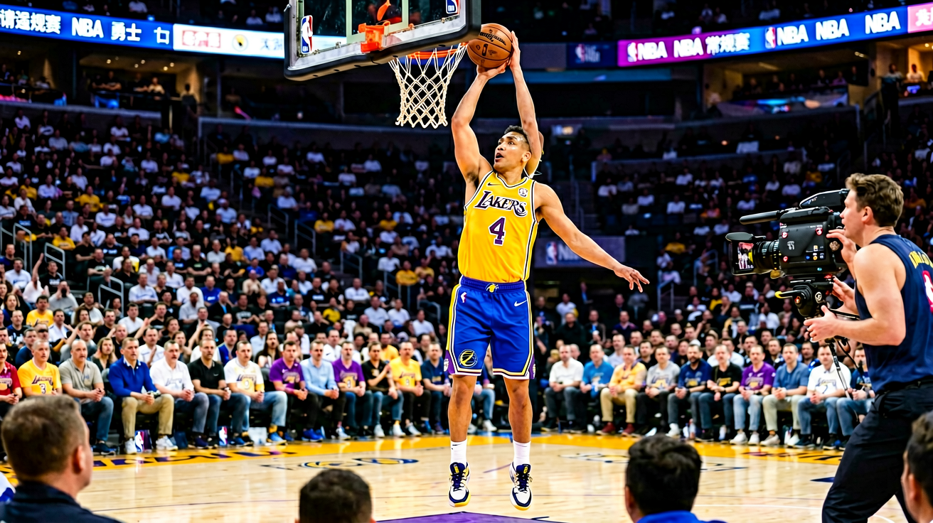 OD体育NBA篮球比赛现场,球员精彩扣篮瞬间